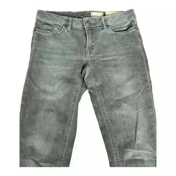 All Saints Rail Low Rise Skinny Fit Gray Jeans Size 26 - Picture 4 of 7